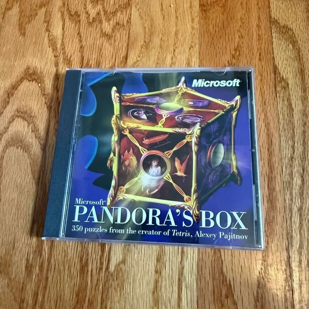 Microsoft Pandora's Box Alexey Pajitnov Jewel Case First Edition 1999